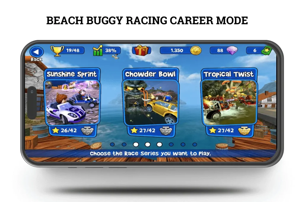 BEACH BUGGY RACING CAREER MODE