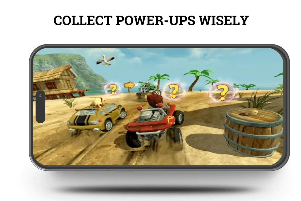 COLLECT POWER-UPS WISELY