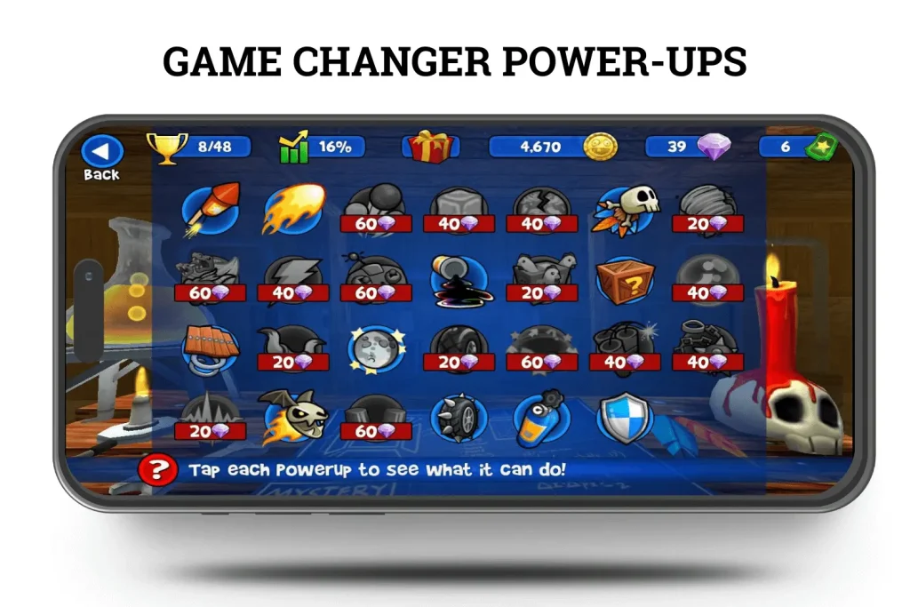 GAME CHANGER POWER-UPS