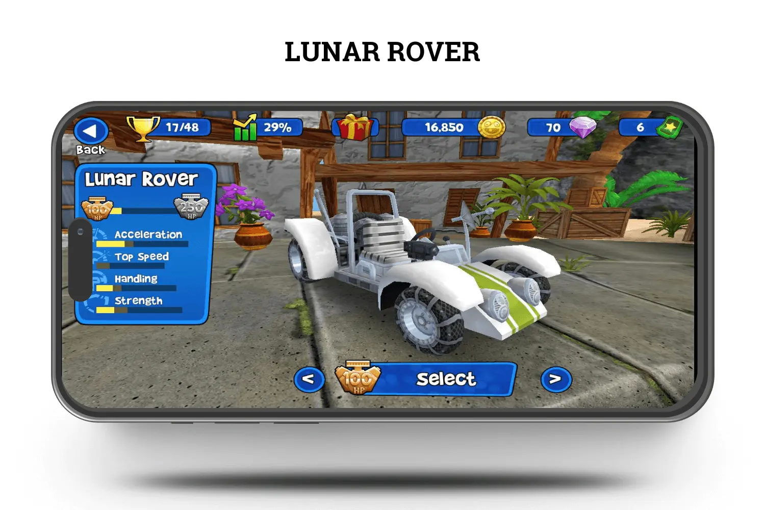 LUNAR ROVER BEACH BUGGY RACING