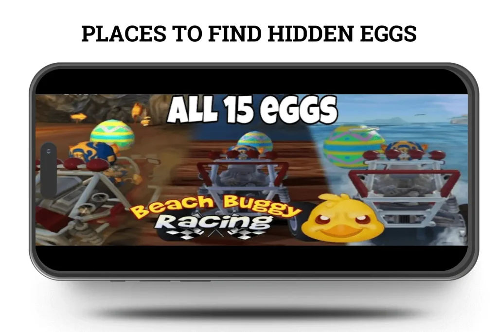 PLACES TO FIND HIDDEN EGGS