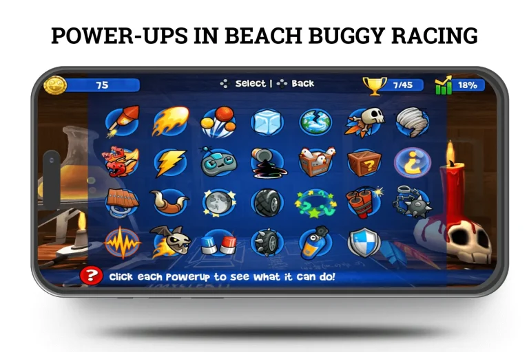 POWER-UPS IN BEACH BUGGY RACING