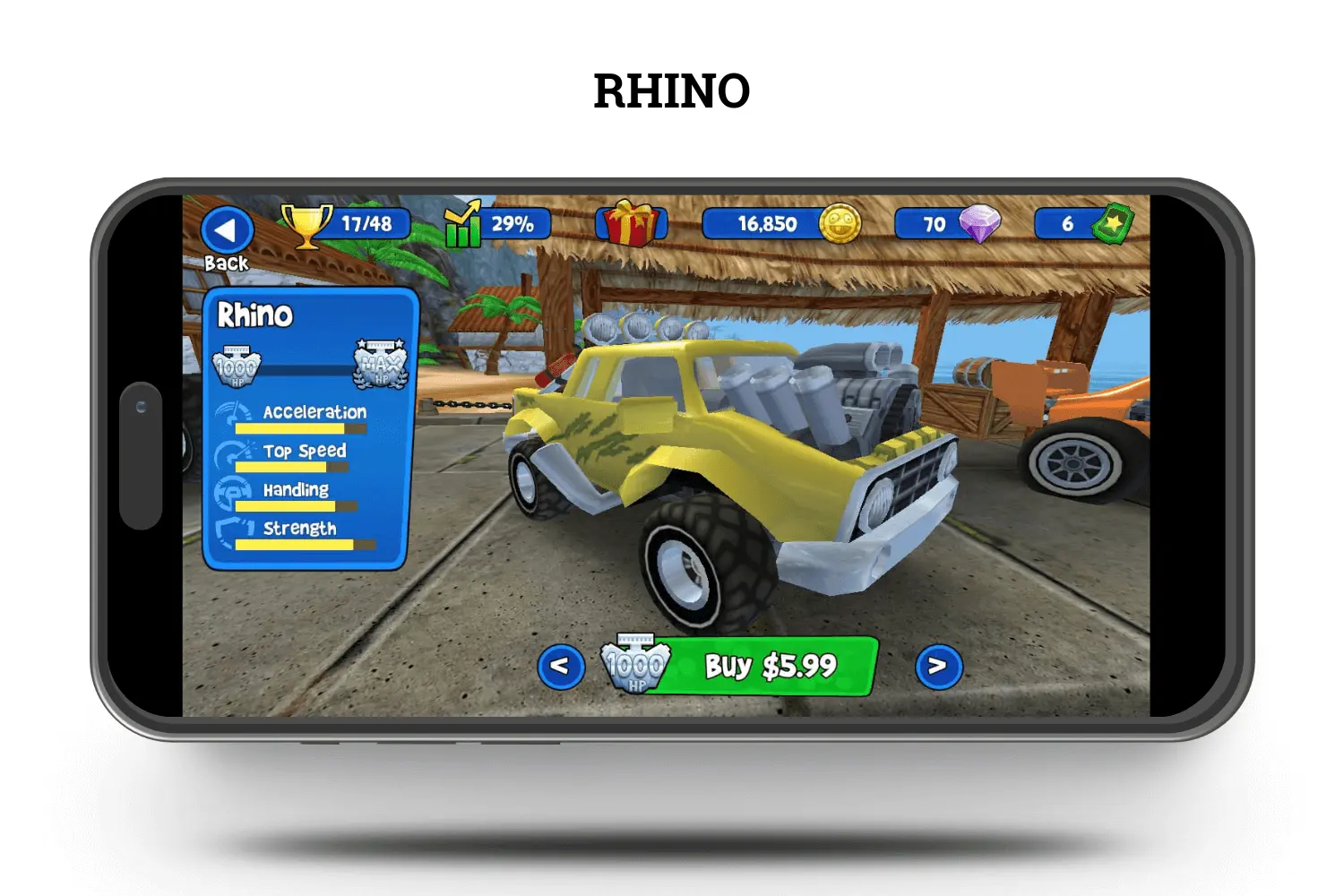 RHINO BEACH BUGGY RACING