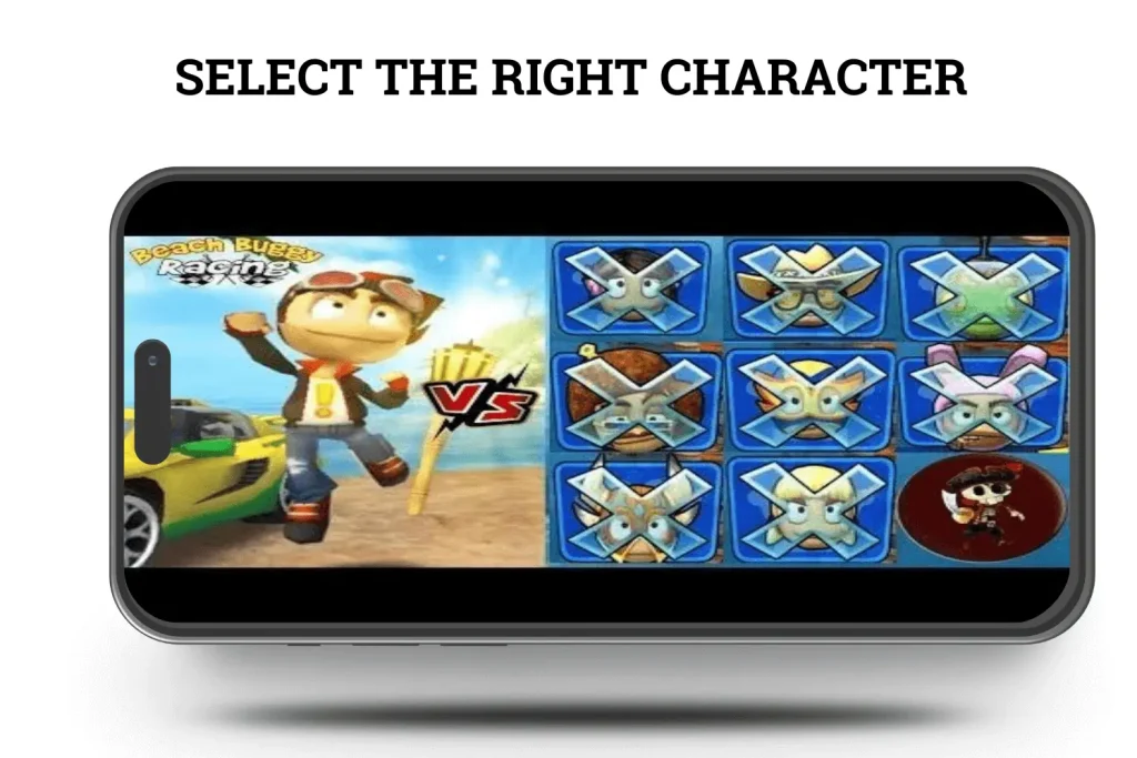 SELECT THE RIGHT CHARACTER