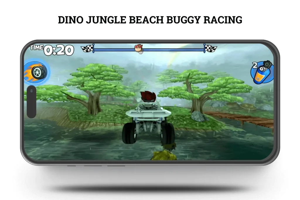 DINO JUNGLE BEACH BUGGY RACING