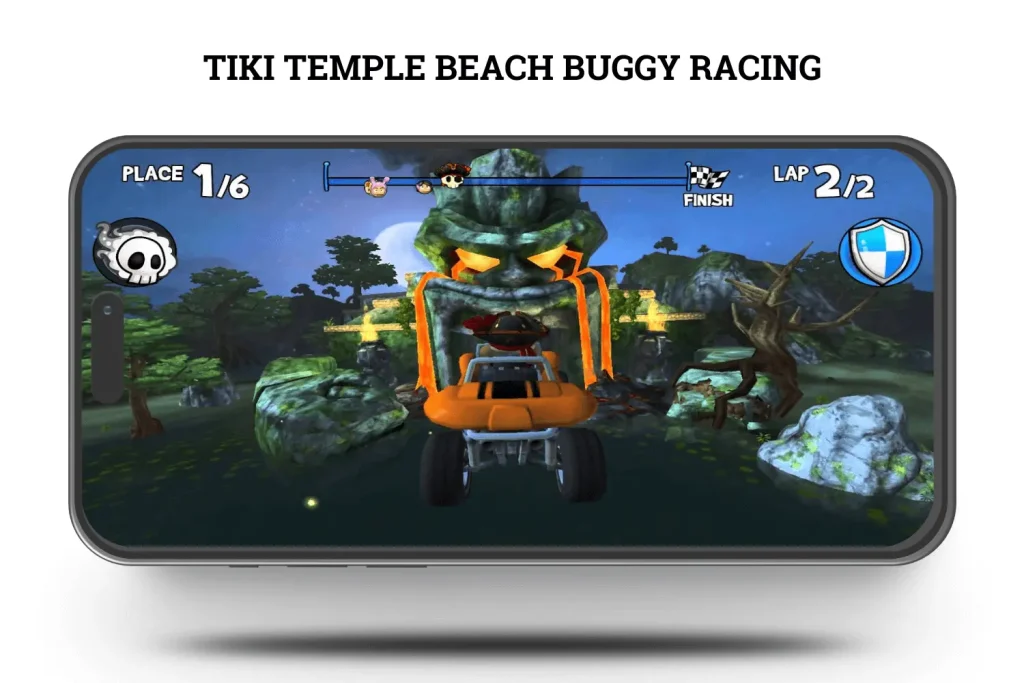 TIKI TEMPLE BEACH BUGGY RACING