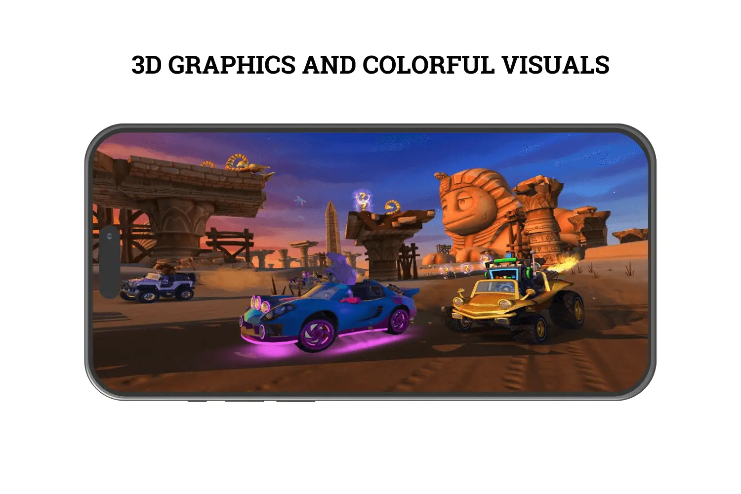 3D GRAPHICS AND COLORFUL VISUALS