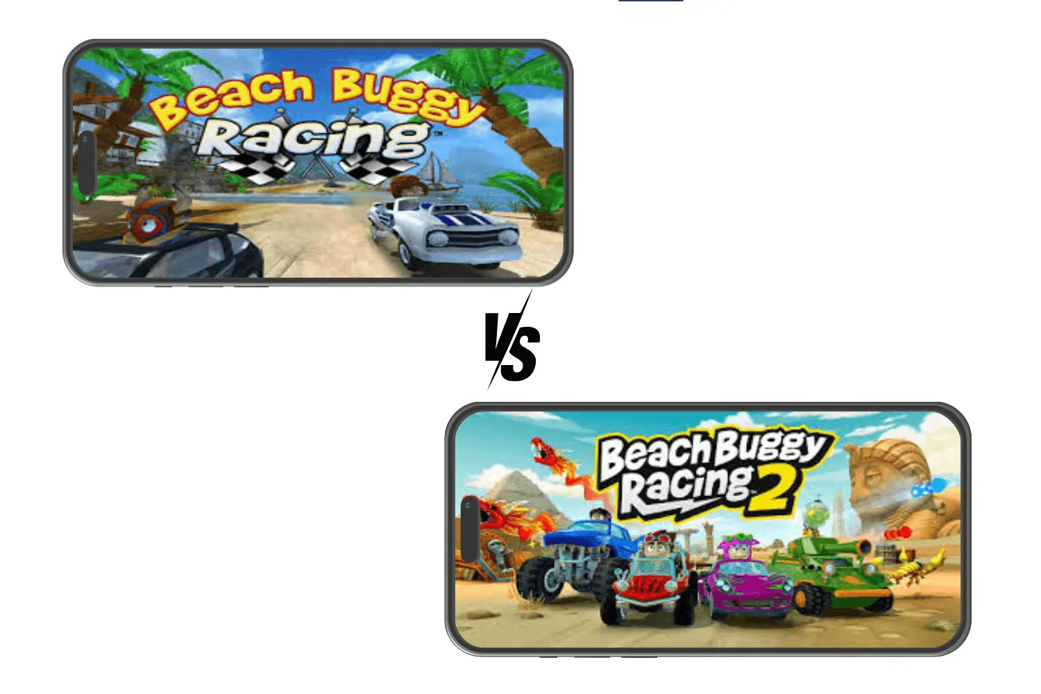 Beach Buggy Racing Mod APK vs Beach Buggy Racing 2 Mod APK