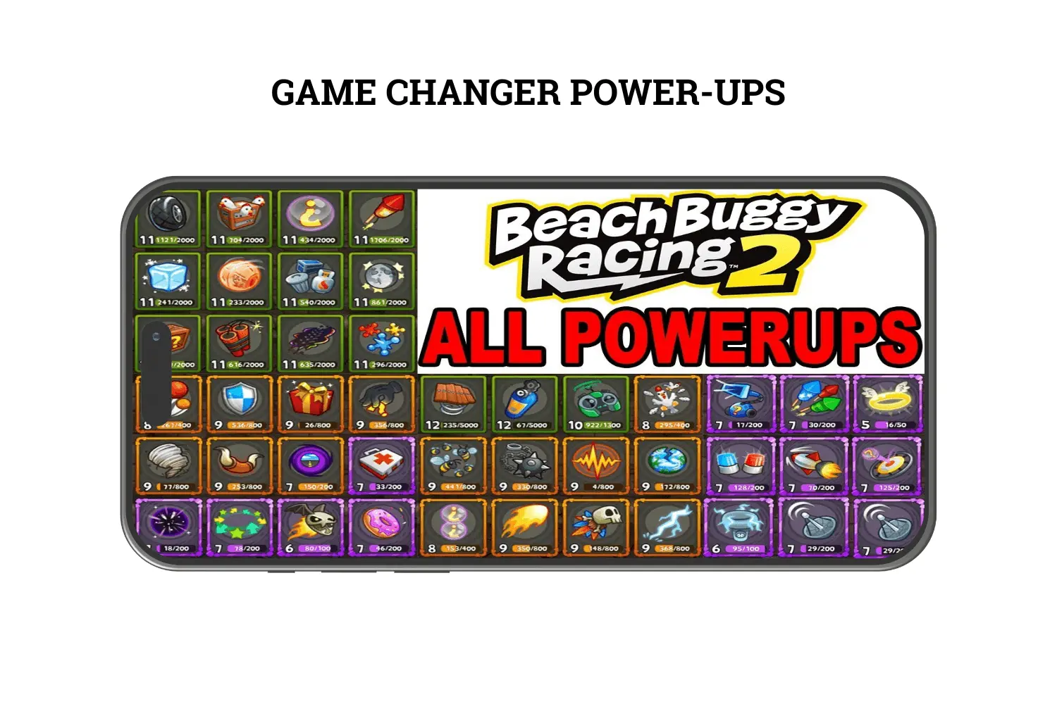 GAME CHANGER POWER-UPS